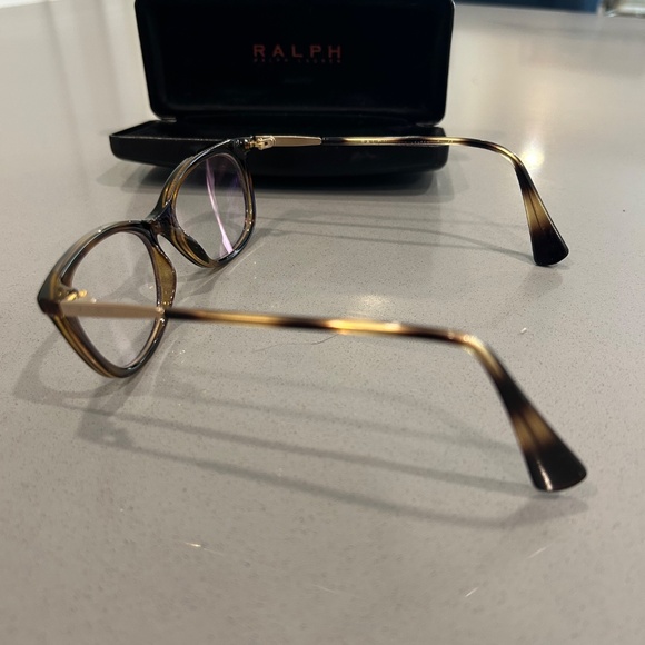Ralph Lauren Tortoiseshell Eyeglasses + Case - Picture 4 of 6